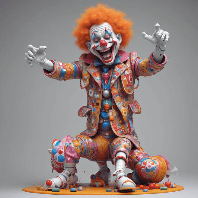 Fulgent AI: Carnival Clown, Zbrush Sculpt, Neon Doodle & More