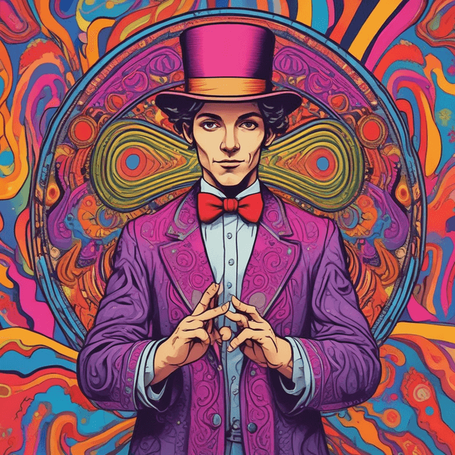 Mind-Blowing Tricks: Young Magician Wows with Psychedelic Illusions