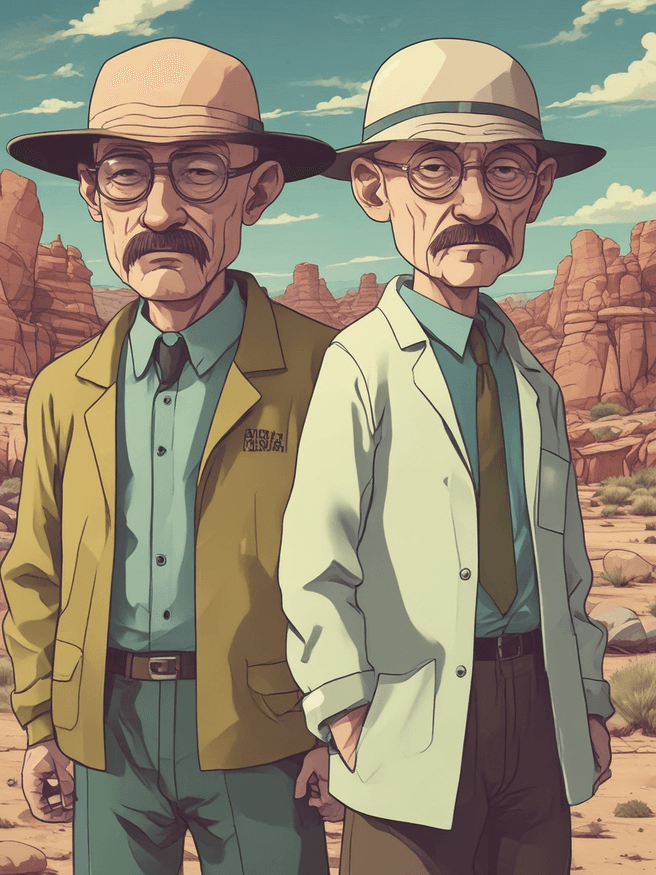 Breaking Bad reimagined in enchanting Ghibli style