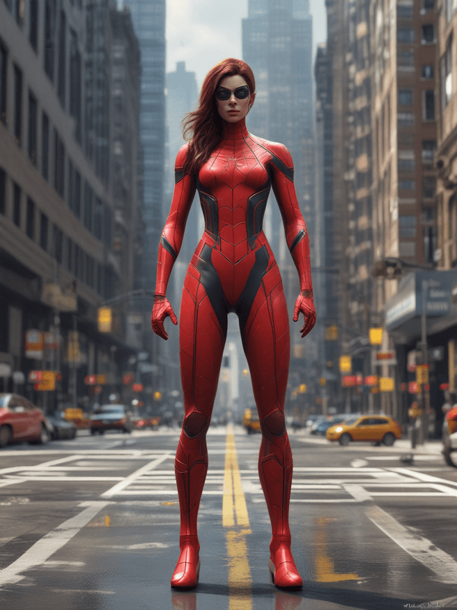 Create Stunning Spiderwoman 3D Images with Fulgent AI
