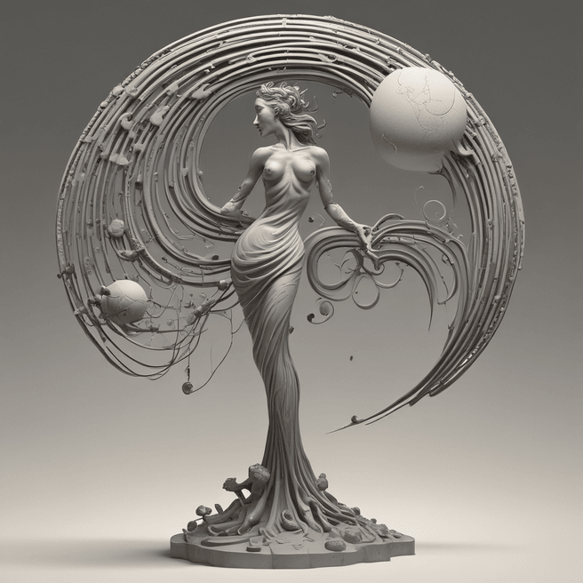 Explore Art and Design: Salvador Dalí, Environment Design, Zbrush Sculpt, Landscape, Wood-Carving, Beautiful Lighting