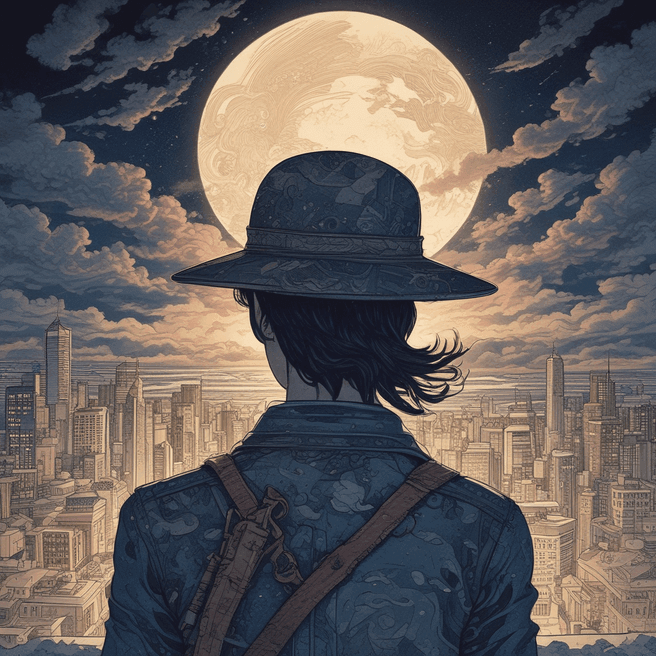 Explore Makoto Shinkai Inspired 3D Model Portrait in Colorful Pyrography