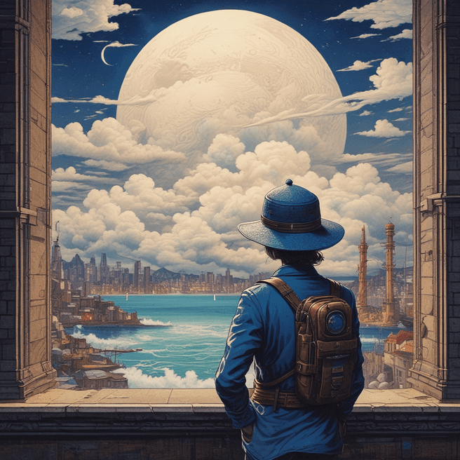 Explore Makoto Shinkai Inspired 3D Model Portrait in Colorful Pyrography