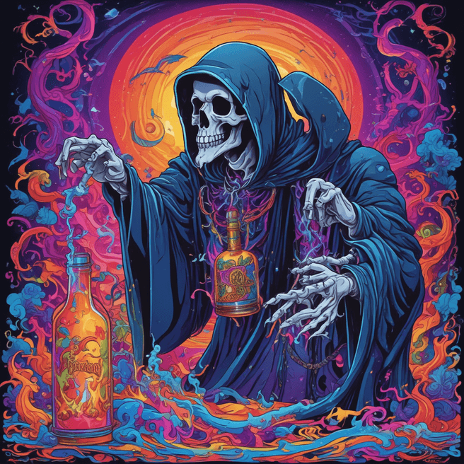 Explore Stunning Images: Grim Reaper, Macintosh, Rum Bottle & More by Lisa Frank & More!