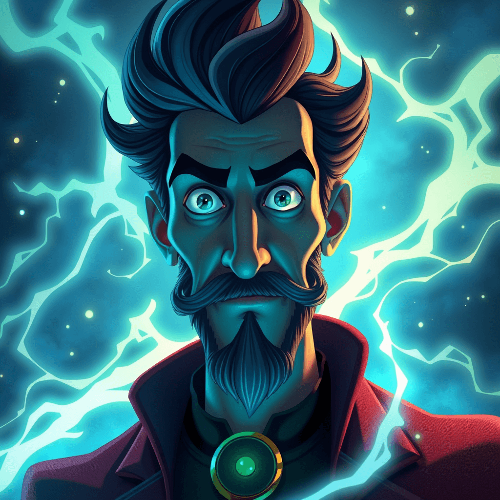 Unique Pixar Style Portrait of Dr. Strange | Fulgent AI