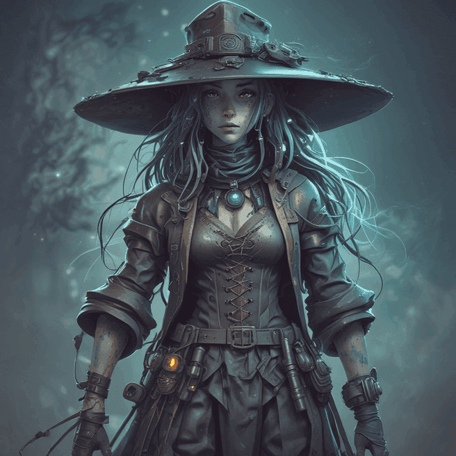 Stunning Woman Cyborg Exoskeleton Design by Hayao Miyazaki: Fulgent AI Creations