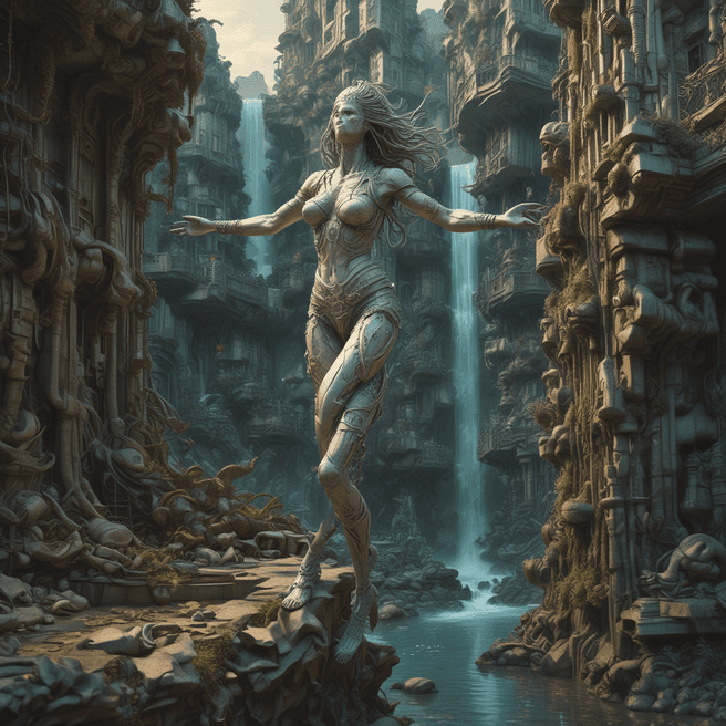 Explore Stunning 3D Art: Beautiful Athlete, Ethereal City & Horrifying Scenes by H.R. Giger