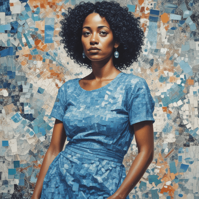 Creative Mosaic Art Inspired by Howardena Pindell & Chuck Close