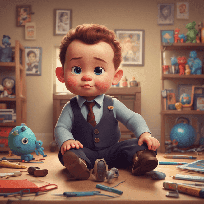 Fulgent AI: Create Stunning Baby Boss Pixar-Style Portrait