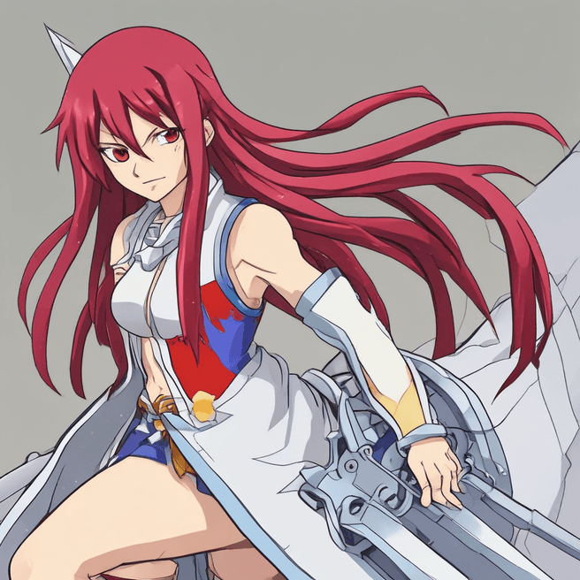 Stunning Erza Scarlet Wallpaper for Fandom Delight | Fulgent AI