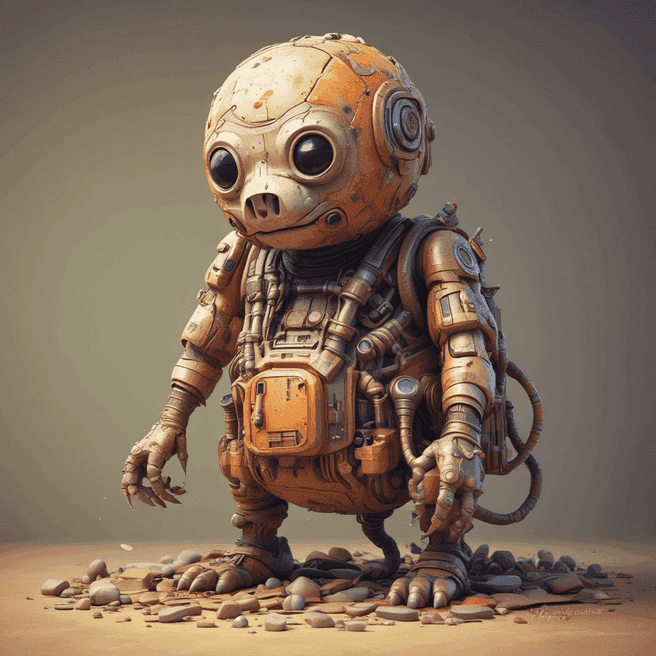 Creative Art Process: Tank Suit Instrument Clenching Sculpt by Ten Hundred