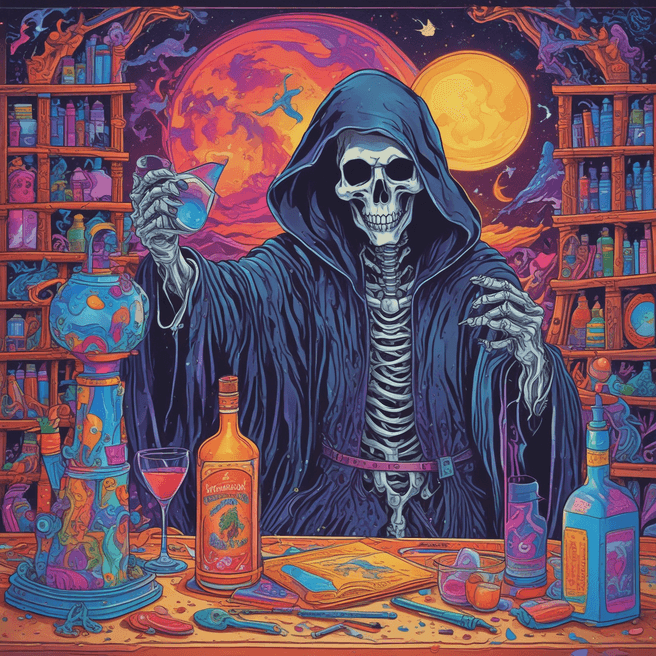 Explore Stunning Images: Grim Reaper, Macintosh, Rum Bottle & More by Lisa Frank & More!