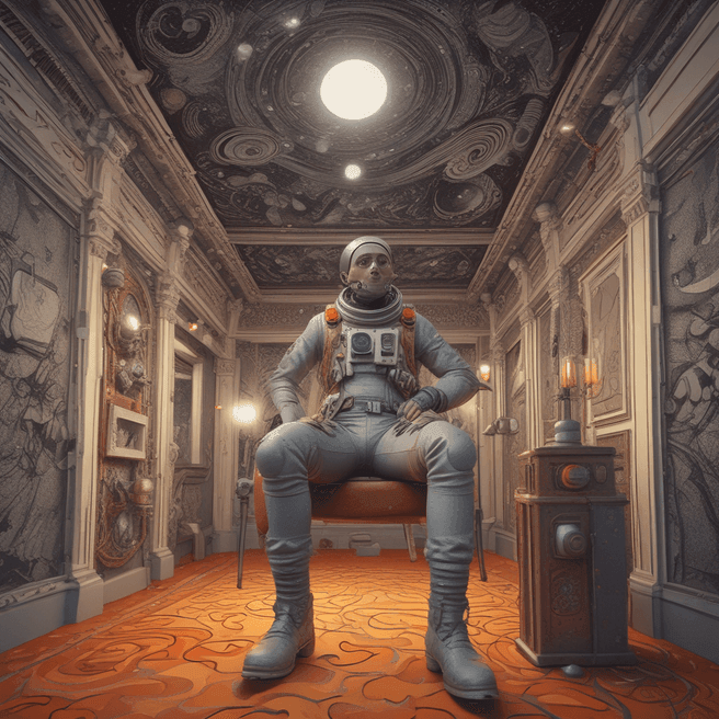 Exploring Surreal Art with Astronaut Cowboy and Dadaist Inspirations
