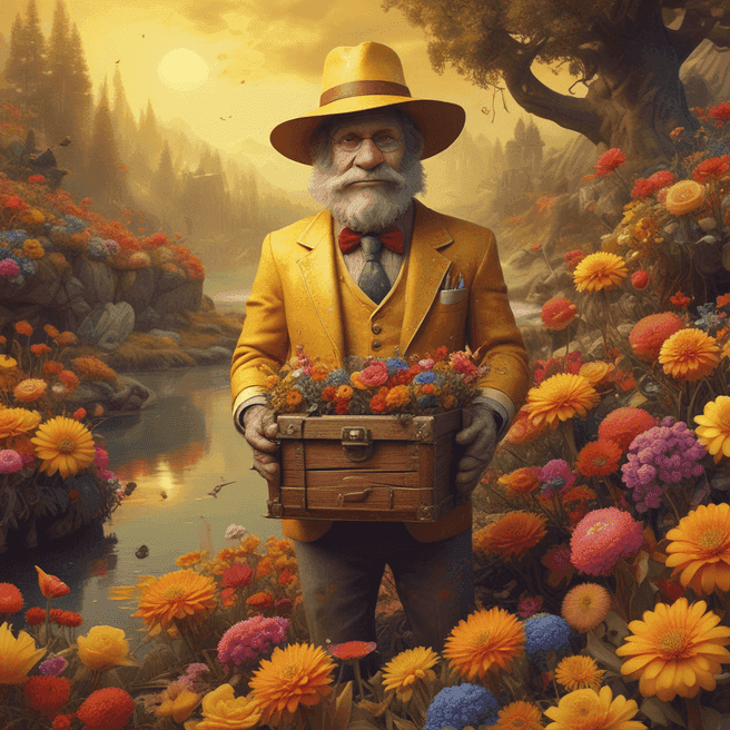 Alexander Jansson 3D Render Portrait: Paper-Mache Fantasy Art