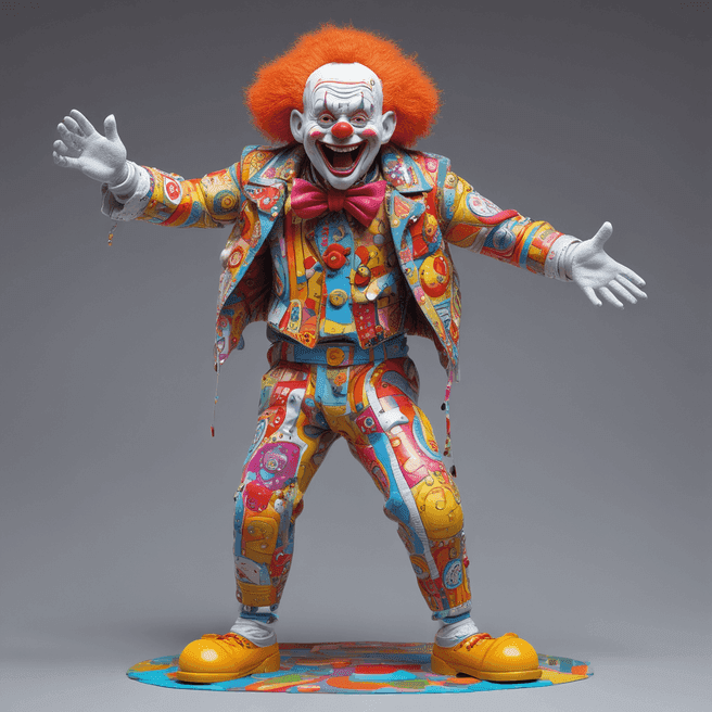 Fulgent AI: Carnival Clown, Zbrush Sculpt, Neon Doodle & More
