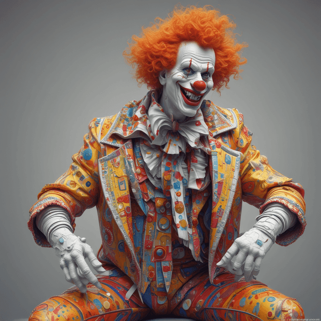 Fulgent AI: Carnival Clown, Sit-ups, Zbrush Sculpt & More - Gustave Klimt Inspired Designs