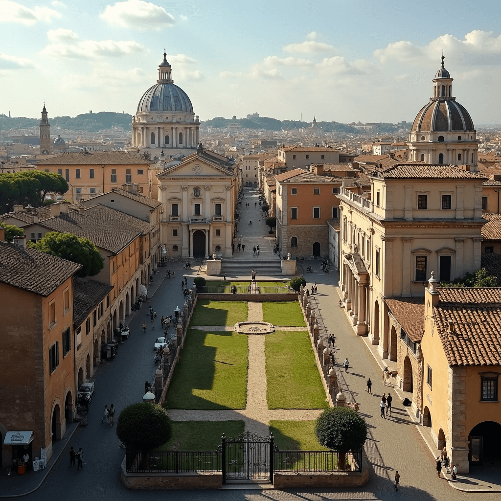 Explore Ancient Roman Structures in Historic Cityscapes of Rome, Italy