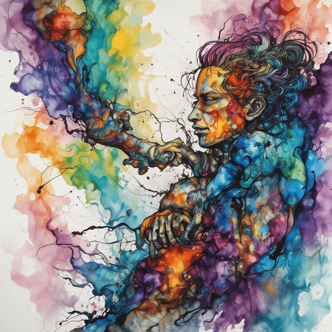 Mastering the Google Battle: Alcohol Ink and Conceptual Art Painting