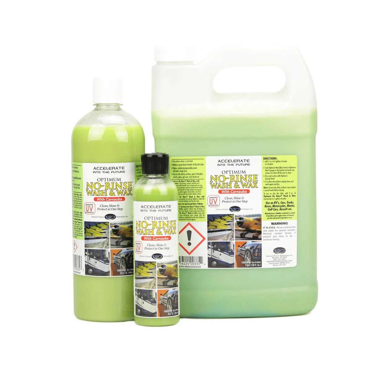 Optimum No Rinse Wash & Wax (GREEN) - Opti-Coat