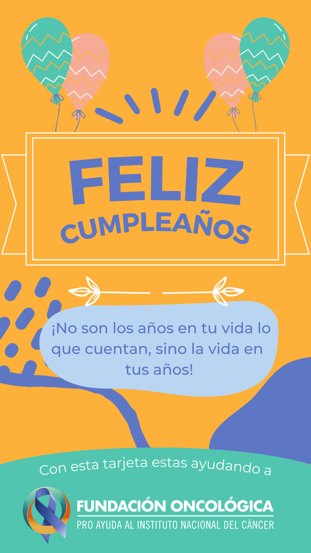 Tarjeta - Saludos de Cumpleaños