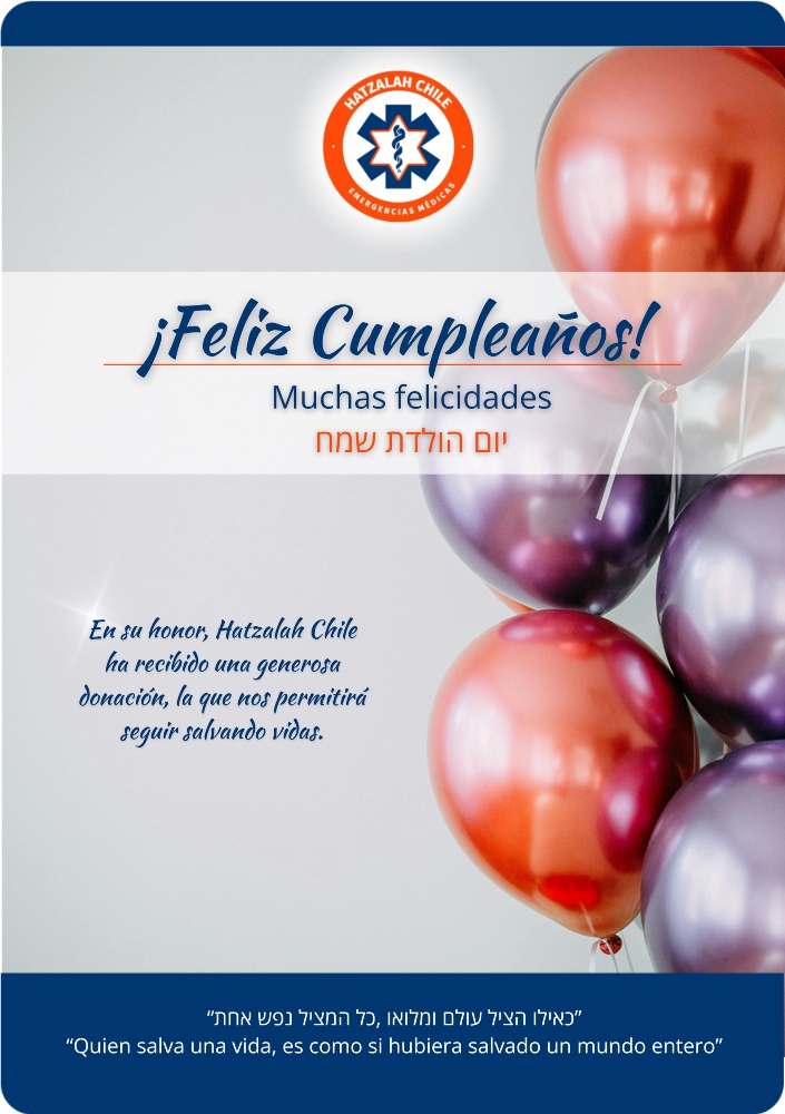 Tarjeta - Cumpleaños