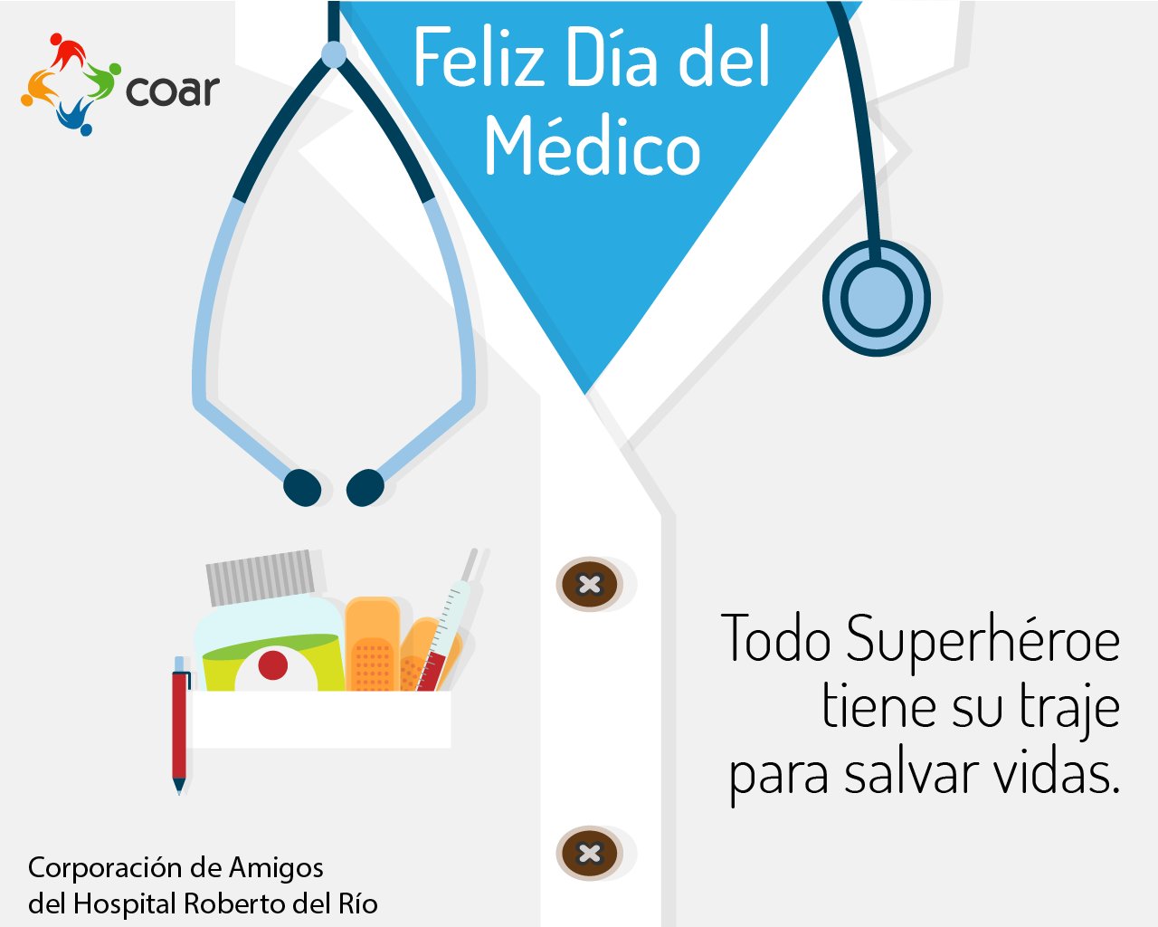 Tarjeta - Día del Médico