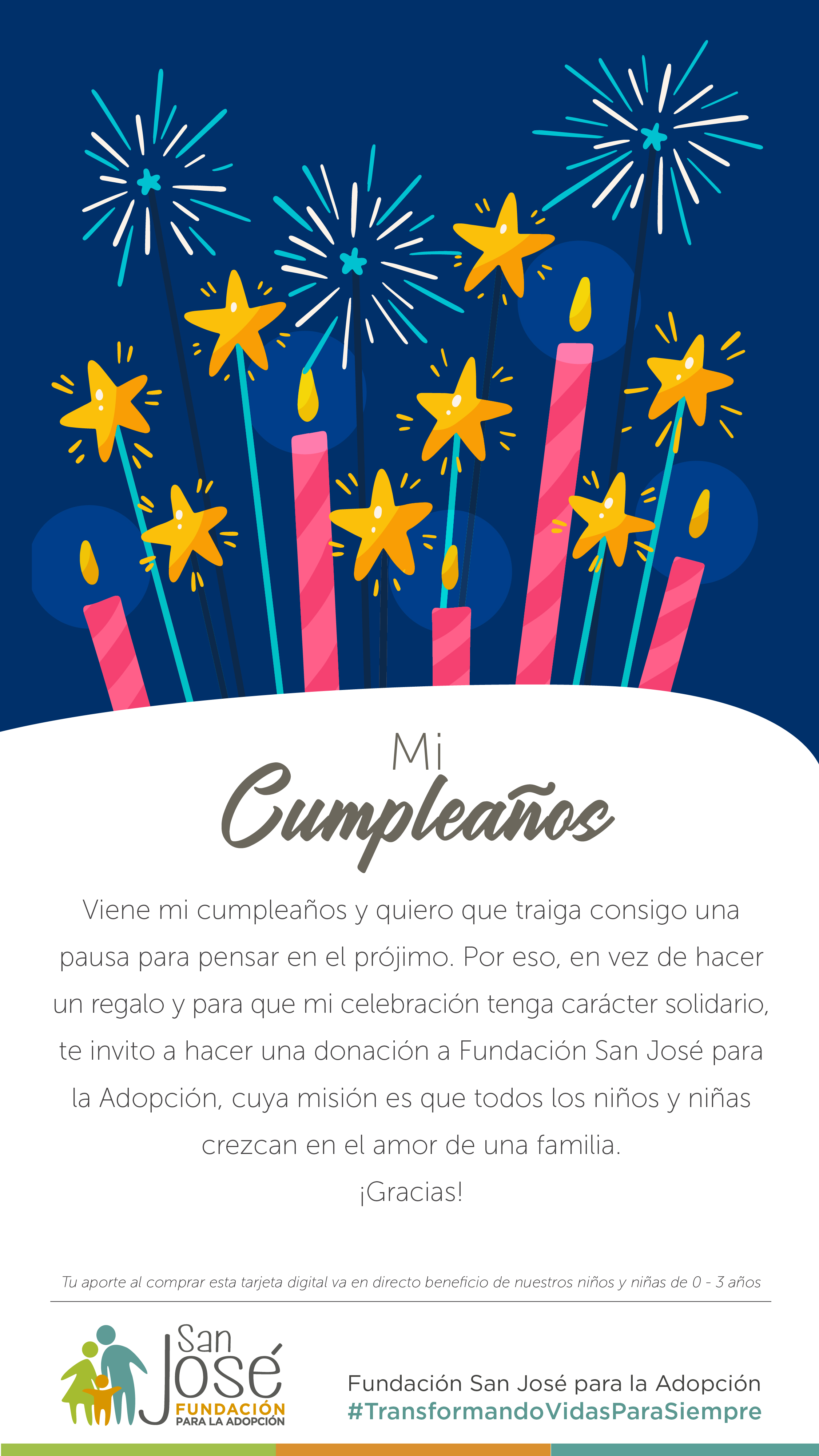 Tarjeta - Saludos de Cumpleaños