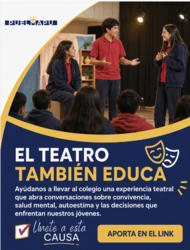 Logo ¡Teatro educativo para Puelmapu!