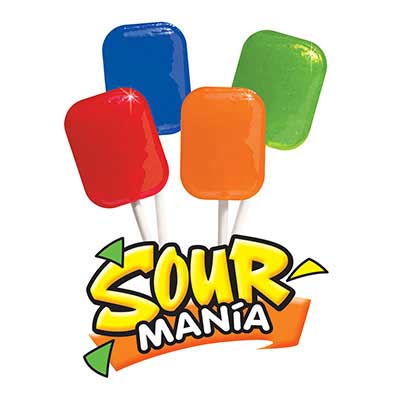 Sour Mania Lollipops