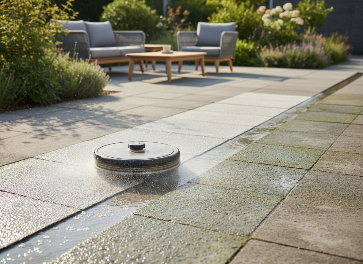 Patio cleaning service