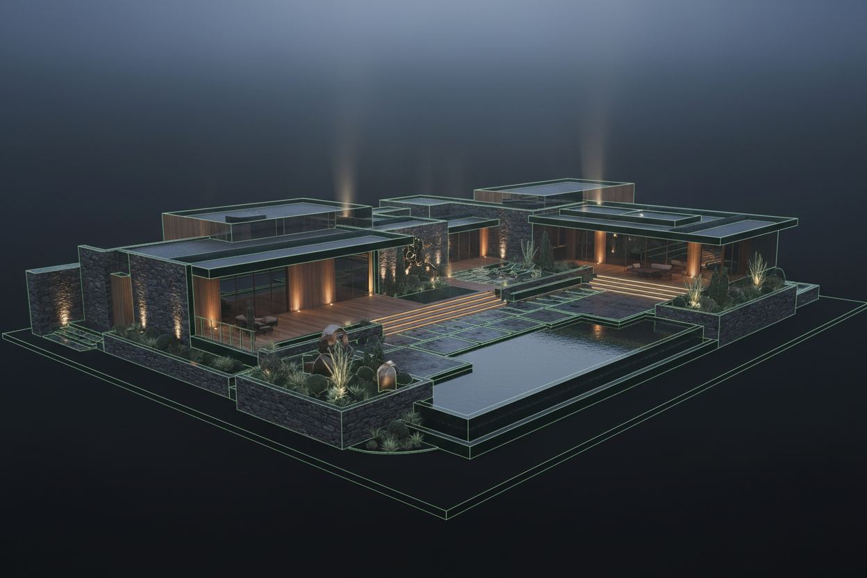 3D Landscape Rendering Model