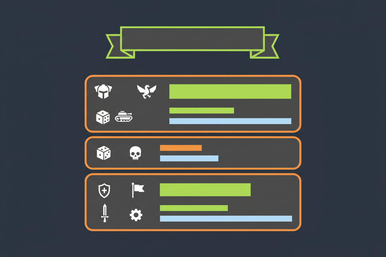 Warhammer player rankings illustration