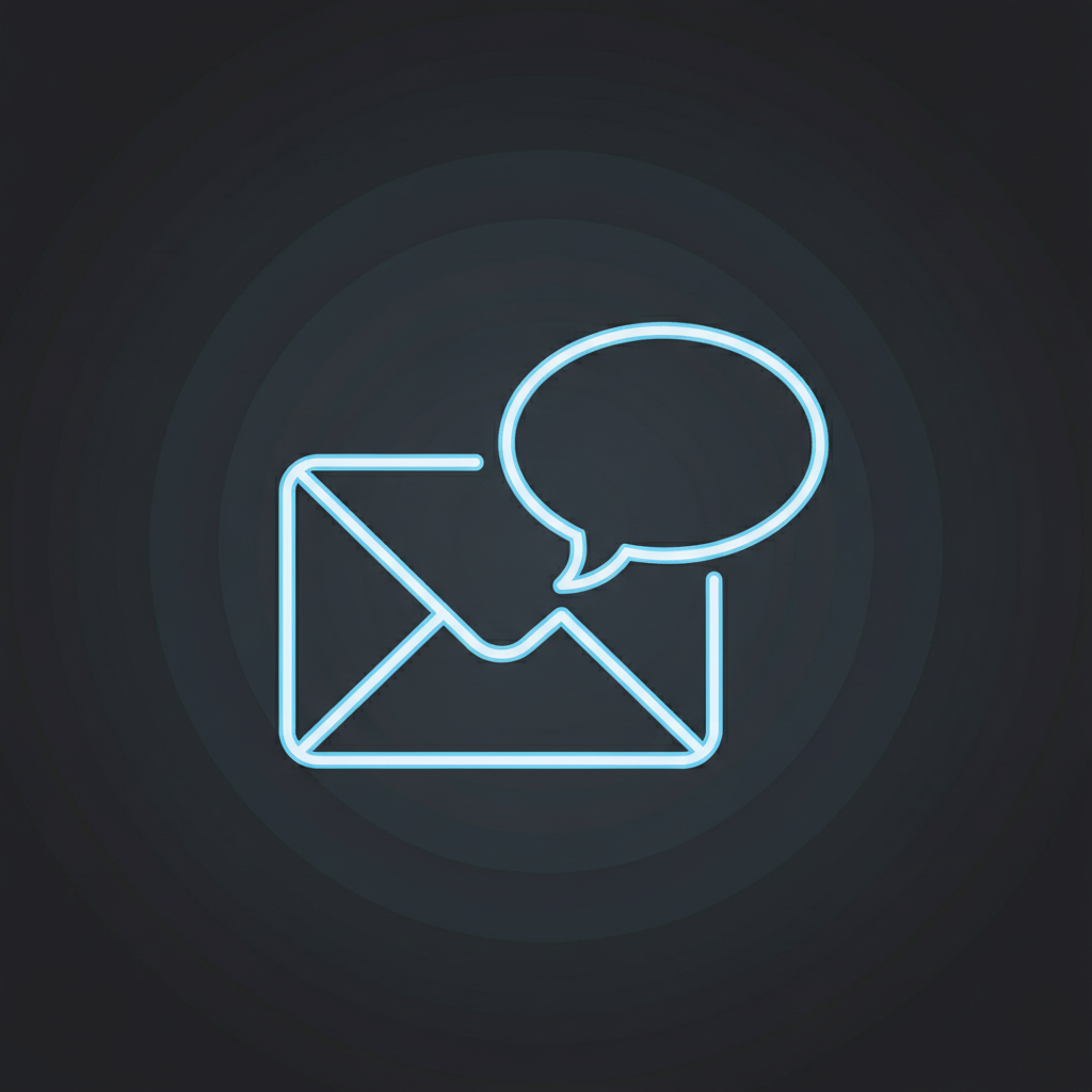 Email and chat illustration