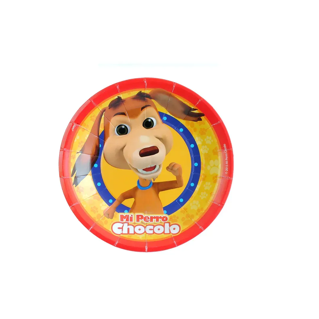  PLATOS PERRO CHOCOLO 6 UND