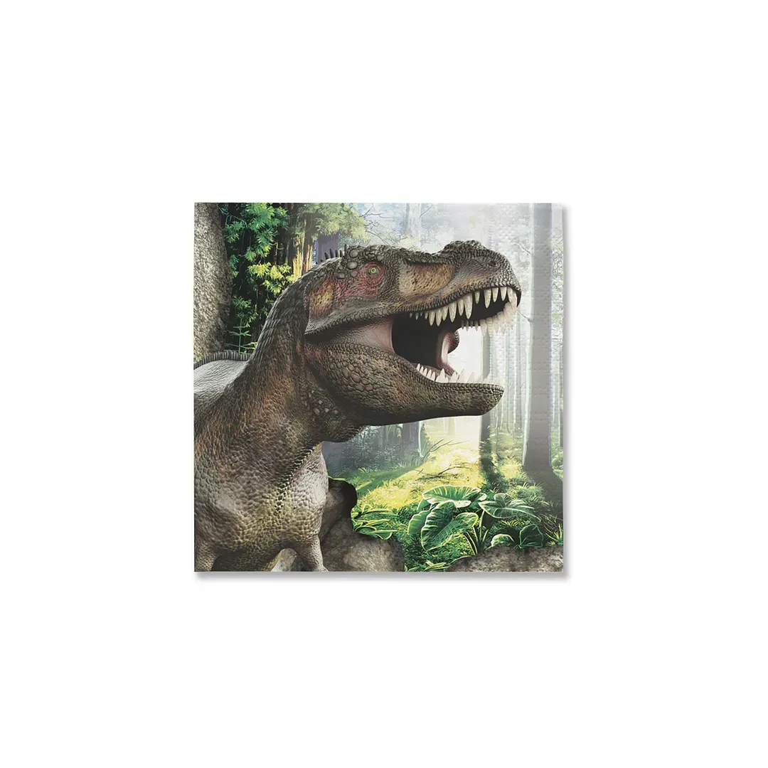 SERVILLETAS DINOSAURIOS 12 UND