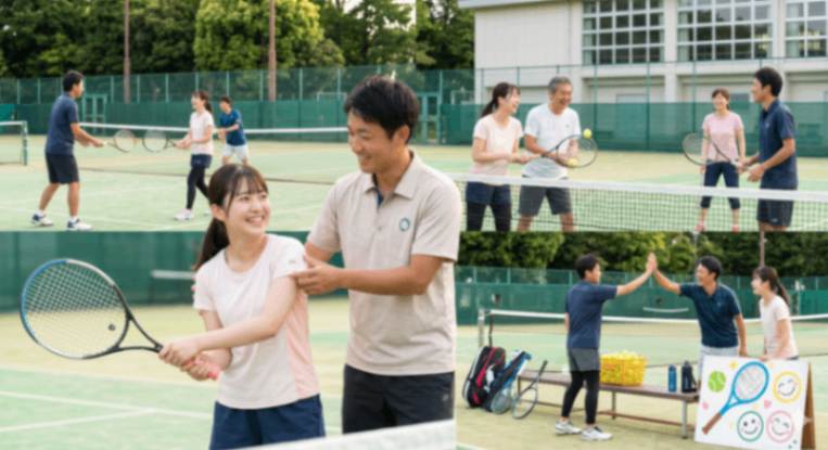 テニス体験会、大盛況でした！