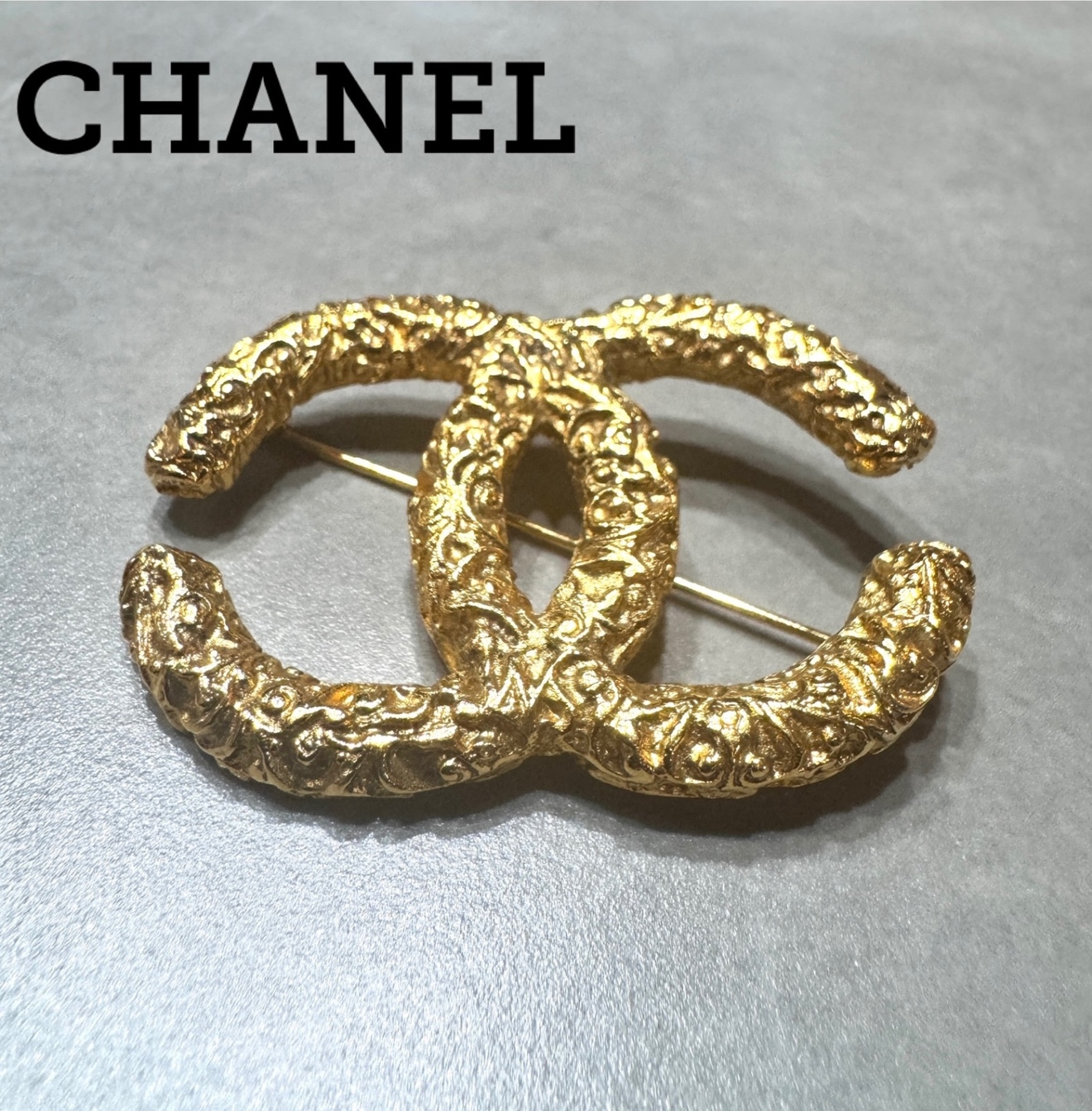 市場最安値】CHANEL シャネル ココマーク ブローチ 93A GP ゴールド 