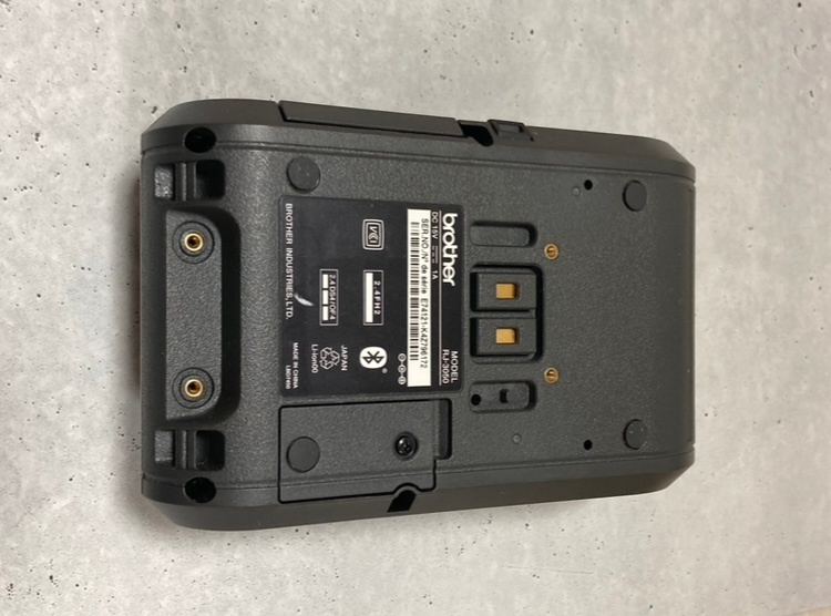 ブラザー工業 ポータブル型感熱ラベルプリンター RJ-3050 ※3本感熱紙