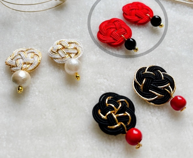 【大人綺麗✨水引ピアス③】