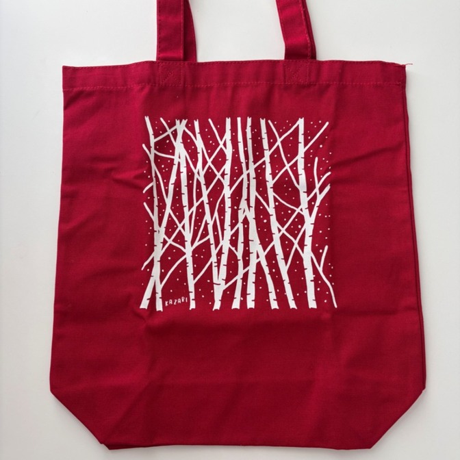 新品未使用⭐️トートバッグ　赤　クリスマス　