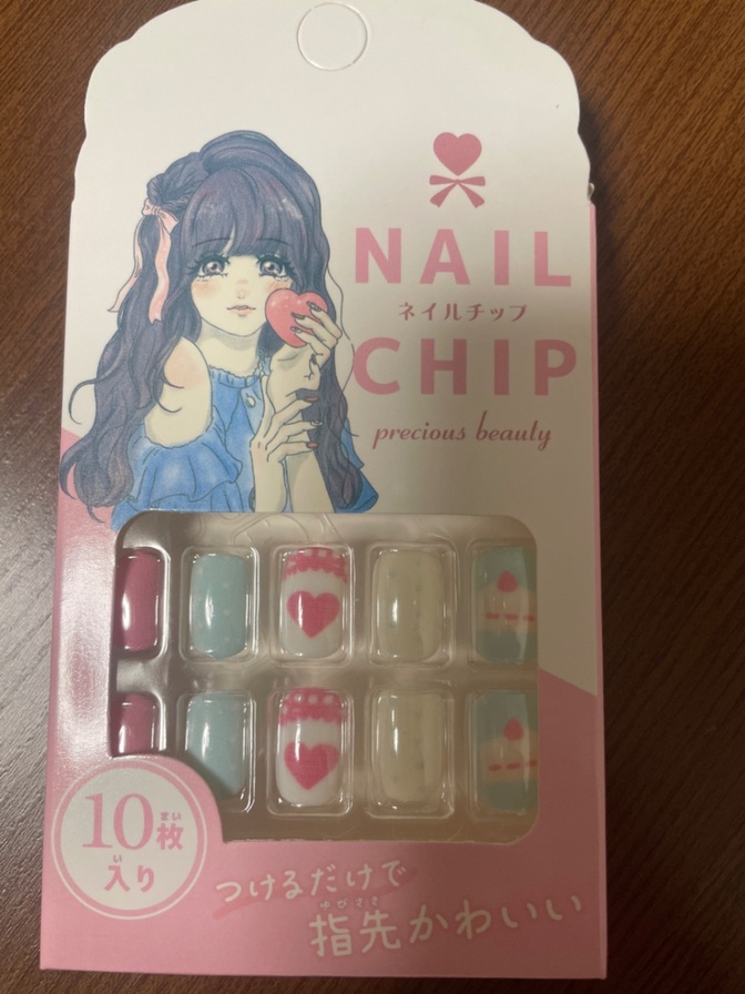 《ポイント消化にも⭐︎》キッズネイル　ケーキの可愛いネイルチップ10枚入り