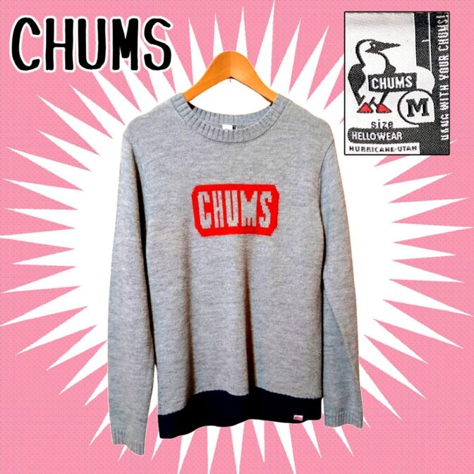 CHUMS チャムス　クルー ネック セーター　ニット
