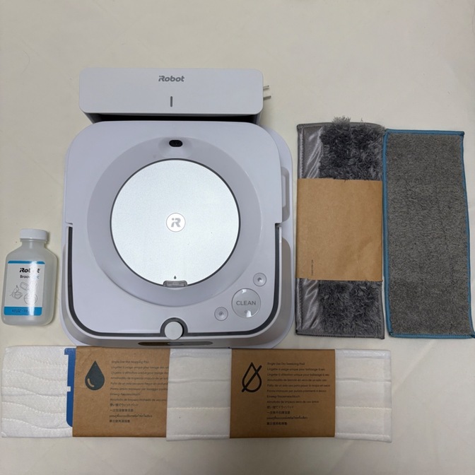 【合計稼働30時間未満！送料無料】iRobot ブラーバジェットm6 自動床拭きロボット ルンバ