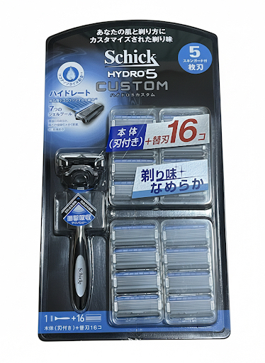 Schick Hydro 5 Custom 替刃16個付き
