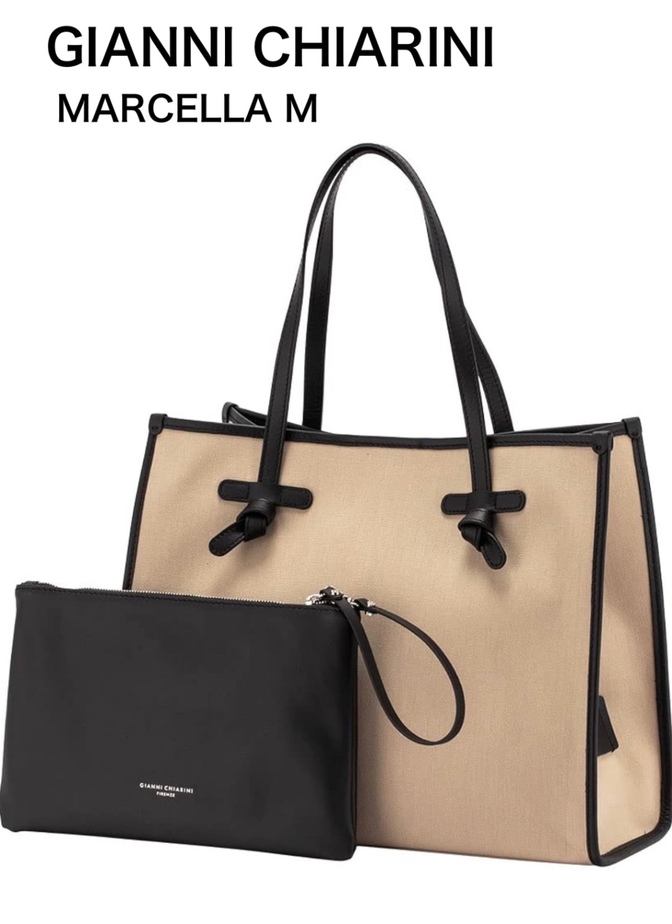 [新品 ジャンニキアリーニ] GIANNI CHIARINI トートバッグ マルチェッラ Mサイズ 