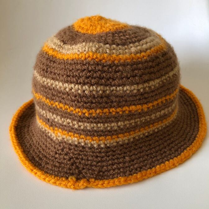 ハンドメイド　ニット帽