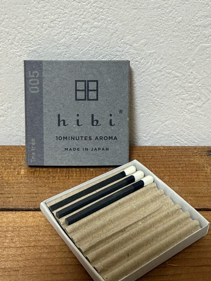 hibi マッチ型お香（ティートリーの香り）