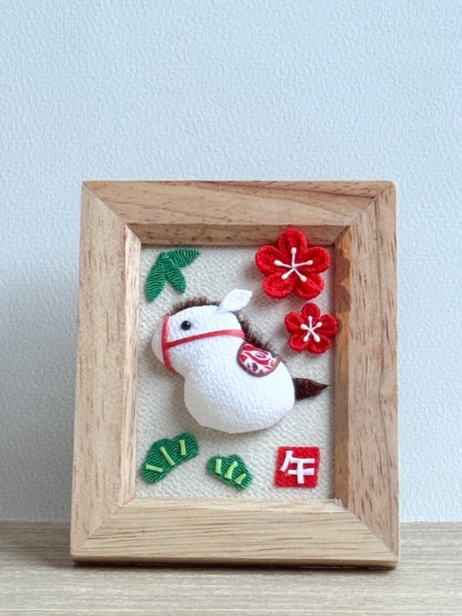 【AYAさん専用】干支(午年)のちりめんフォトフレーム