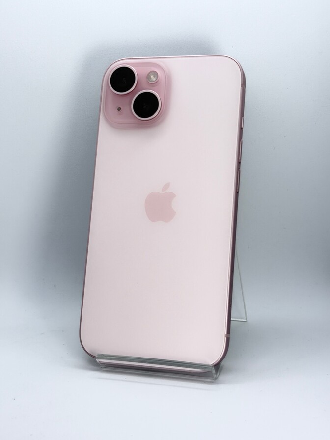 【美品/BT100%】iPhone 15 ピンク 128GB DOCOMO SIMロック解除済み