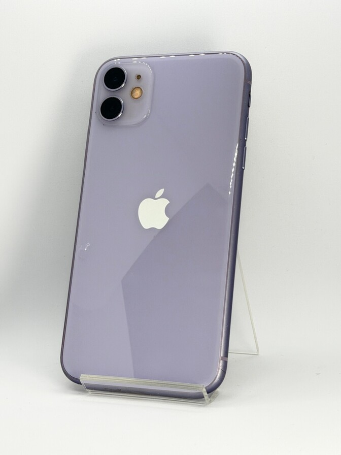 【BT100%】 iPhone 11 パープル 64GB DOCOMO SIMロック解除済み